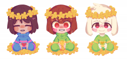 【UnderTale】Frisk/Chara/Asriel 壓克力徽章