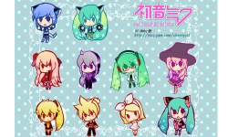 【VOCALOID】 同人眼鏡布 初音