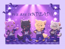 【あんスタ】UNDEAD專輯貓貓無料小卡