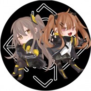 少女前線only UMP45/UMP9姊妹閃光膜徽章