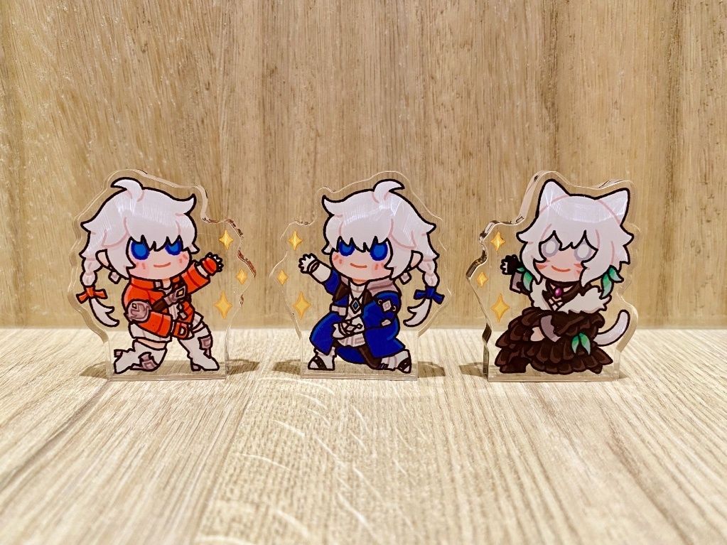 【FF14】阿莉塞 阿爾菲諾 雅修特拉 厚壓克力飯友