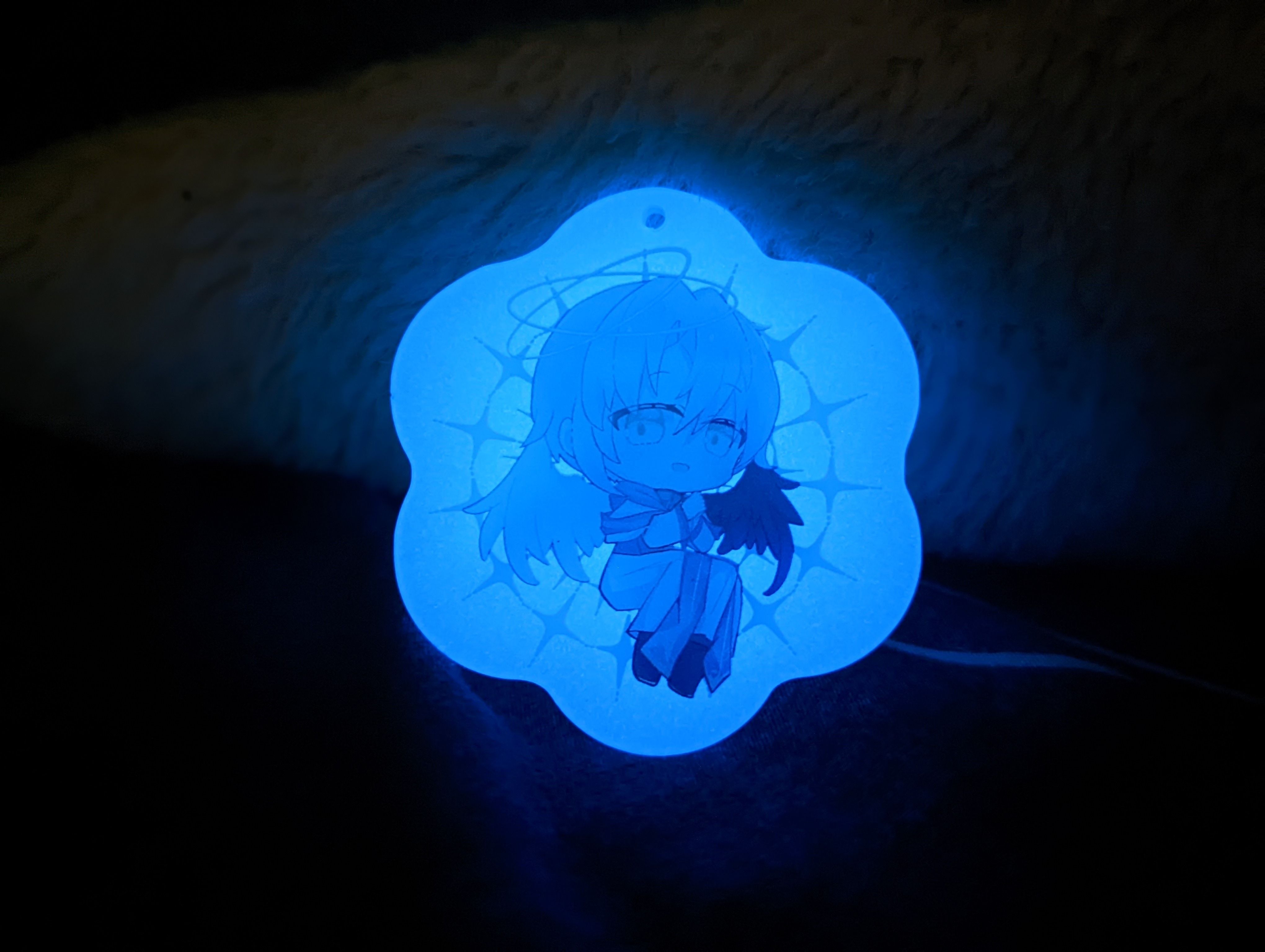原創藍夜光吊飾