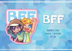 BFF (Incredible Record原創 滴膠壓克力別針)