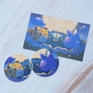 〈月下小酌〉螢幕擦拭貼