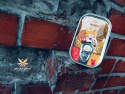 HH貓咪罐頭收納鐵盒