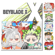 【BEYBLADE X】戰鬥陀螺X 防水貼紙包 VOL3 (5款)