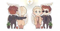 Good Omens 好預兆雙面吊飾