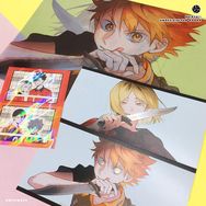 【排球少年】資料夾套組 / 含燙銀卡 / 虹光貼紙