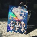 美少女戰士 - COSMOS與三光 彩虹覆膜明信片