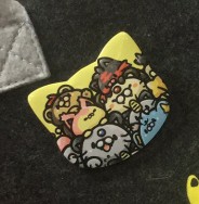 精靈寶可夢/神奇寶貝好多貓咪徽章+PVC小卡SET