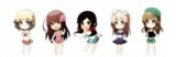 aph海主題女子組單面亞克力掛件