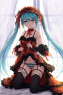 初音掛軸