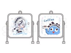 【新世界狂歡】女僕布儡咖啡屋☆招牌小燈箱 (白光)