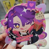 《彩虹社にじさんじ_VOLTACTION_渡會雲雀》11cm防水貼紙（1入）