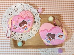 Pavitr💖Gayatri🍓愛心巧克力吊飾（草莓口味）