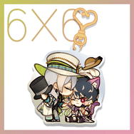 Re:vale 千百鏡面6X6cm單面壓克力吊飾