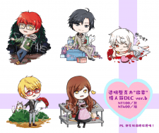 《 Mystic Messenger 神秘信使 》情人節DLC壓克力徽章