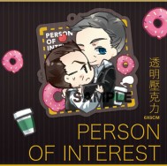 POI Person of Interest RF透明壓克力吊飾