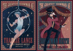 [The Greatest Showman AU]  Klance Posters