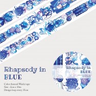 RHAPSODY IN BLUE 原創和紙膠帶