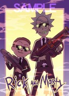 Rick and Morty 明信片