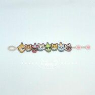 MOEYU原創◆貓咪好朋友◆刺繡手環
