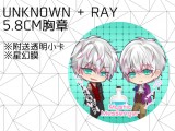 【神秘信使】UNKNOWN & RAY 5.8 CM胸章