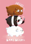 【CN】Bare Bears 名信片