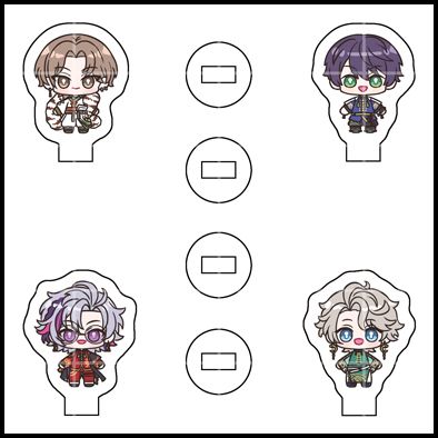 【ROF-MAO】四神迷你立牌自組版