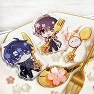 【全知讀者視角】飯友厚壓克力套裝(3個) | 雙面不同表情