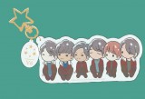 V6全員新單雙面壓克力串聯吊飾