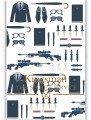 Kingsman穿線膠裝空白筆記本