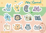 ┆新世界狂歡┆新世界狂歡小動物貼紙