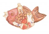 鯛魚燒系列明信片-柴柴