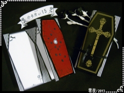 【原創】吸血鬼棺造型卡片