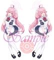 小鳥遊星野 女僕壓克力立牌 18cm雙面不同圖