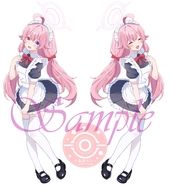 小鳥遊星野 女僕壓克力立牌 18cm雙面不同圖