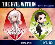 【The Evil Within】魯維克x賽巴斯汀壓克力吊飾