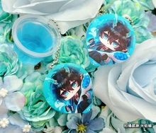 【崩壞：星穹鐵道】執事飲月藍色果凍捏捏吊飾