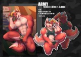 Army明信片x壓克力吊飾組