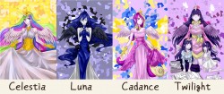 My Little Pony 自分繪公主擬人 單面全彩明信片