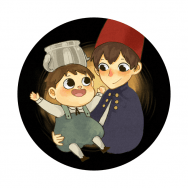 Over The Garden Wall 花園牆外 4.4cm胸章