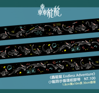 原創《轟龍龍 Endless Adventure》小龍跑步循環紙膠帶