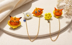 和平顏藝3連拍系列胸針