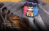 超凡雙子SuperSons-絨毛徽章