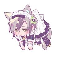 歛喵雙面吊飾