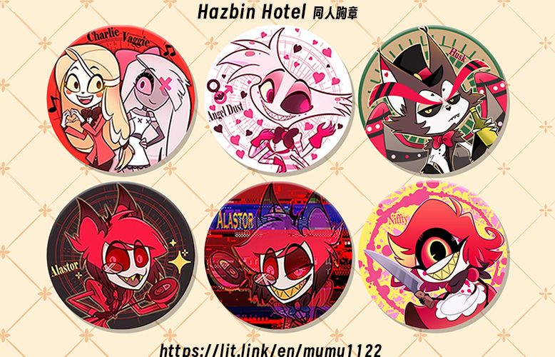Hazbin Hotel胸章