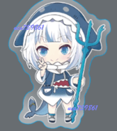 虛擬主播hololive Vtuber EN英語組-同人二創掛件鑰匙扣&amp;角色Q雙面壓克力吊飾