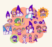 《沒在下棋》棋魂迷你全斷貼紙包