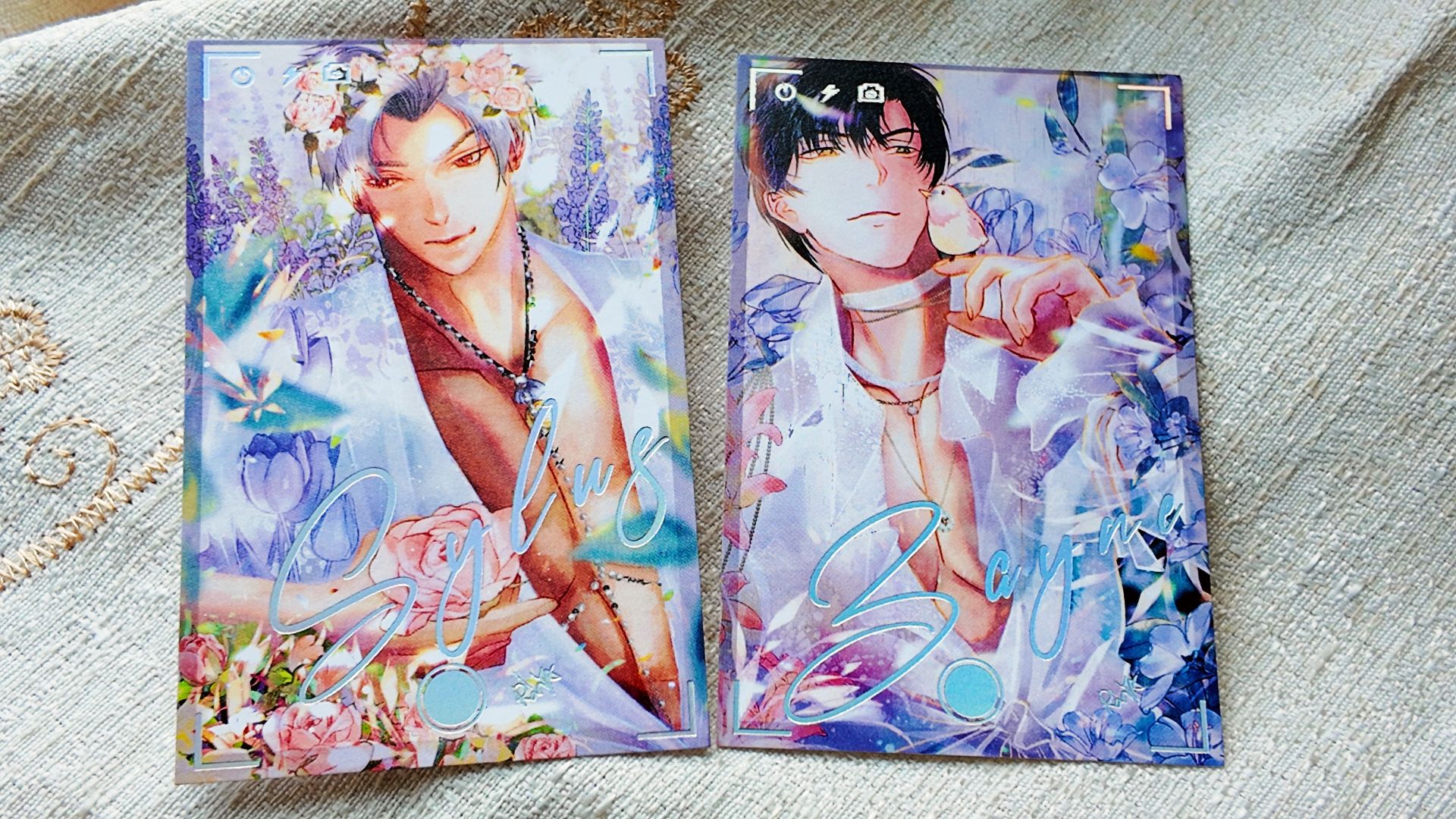 戀與深空《黎深》《秦徹》燙金拍立得小卡